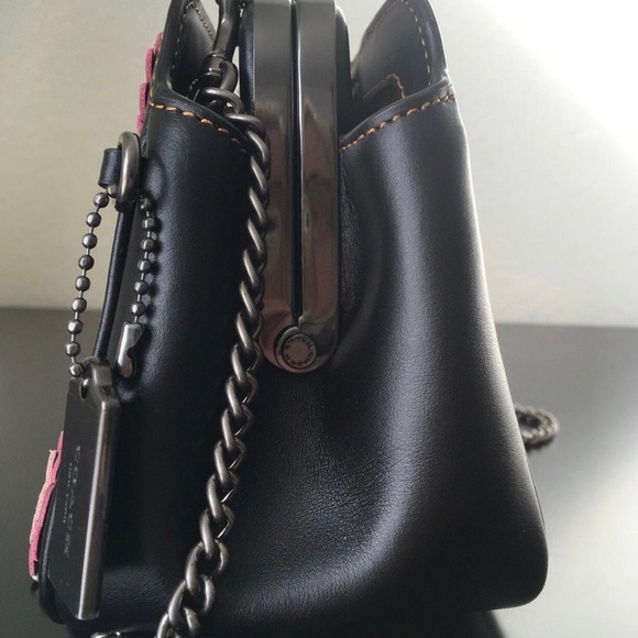 Coach Rare Multicolor Floral Embellished Clutch - Picture 3 of 8